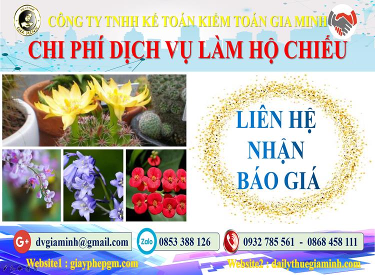 Làm hộ chiếu TPHCM 5 Chi phí làm hộ chiếu tại TPHCM