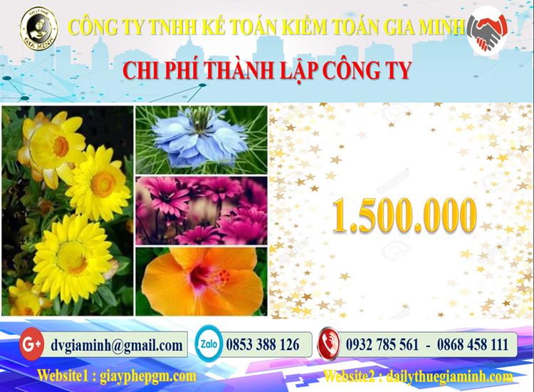 Thành lập công ty tại Nam Định trọn gói 5 Chi phí thành lập doanh nghiệp tại Nam Định trọn gói
