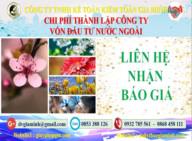 Chi phí TLCT vốn đầu tư nước ngoài tại Huyện Củ Chi