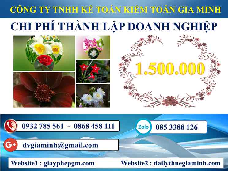 Chi phí thành lập công ty tại Đà Nẵng