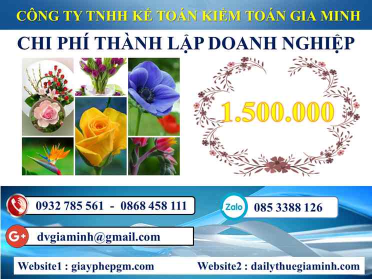 Chi phí thành lập công ty tại Huyện đảo Bạch Long Vĩ