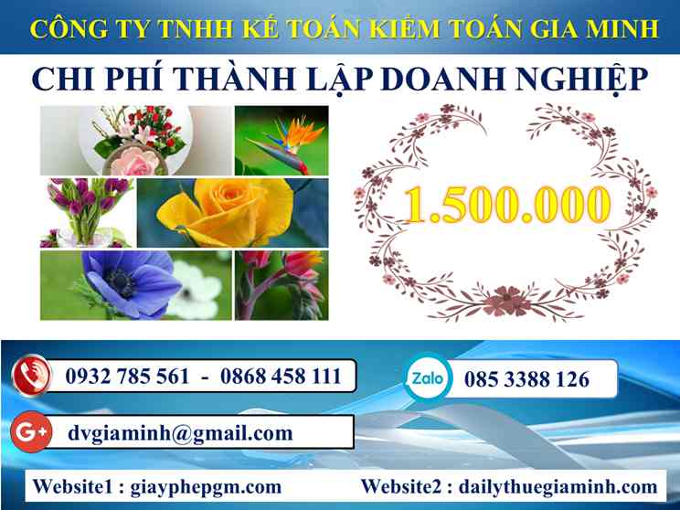 Chi phí thành lập công ty tại Huyện đảo Cát Hải