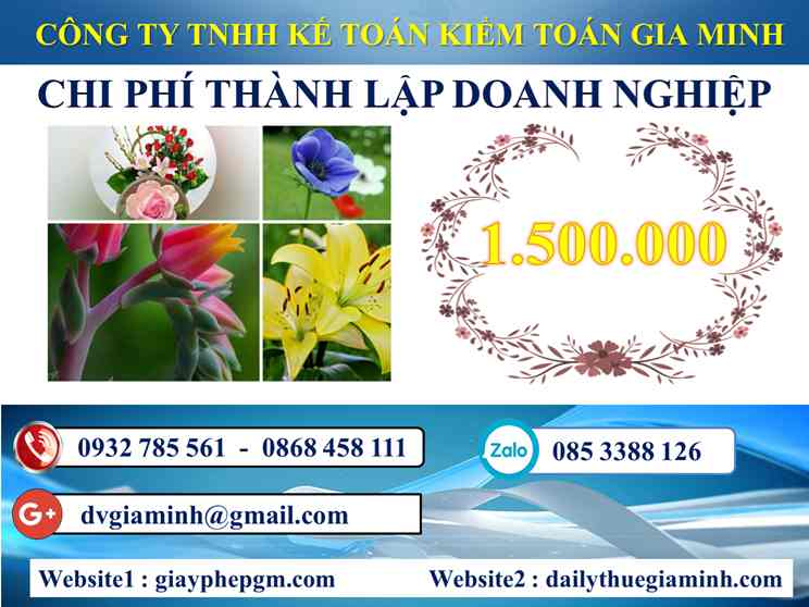 Chi phí thành lập công ty tại Huyện Hòa Vang