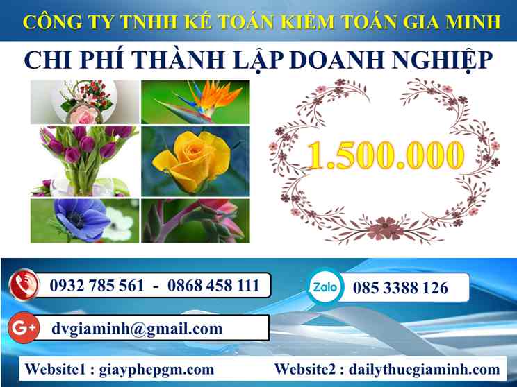 Chi phí thành lập công ty tại Huyện Kiến Thụy