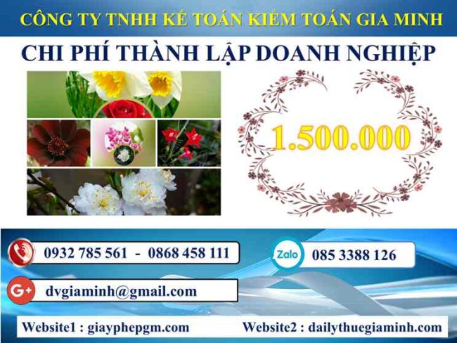 Thành lập doanh nghiệp tại Huyện Thủy Nguyên 5 Chi phí thành lập công ty tại Huyện Thủy Nguyên