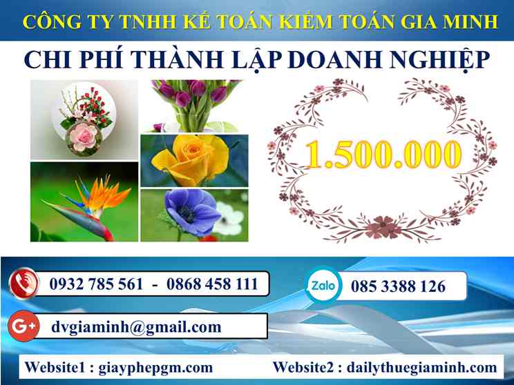 Chi phí thành lập công ty tại Quận Kiến An