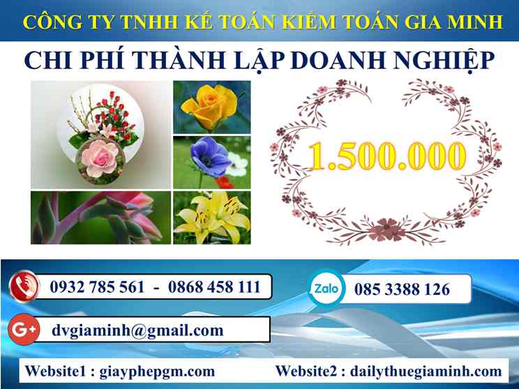 Chi phí thành lập công ty tại Quận Liên Chiểu
