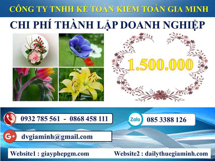 Thành lập doanh nghiệp tại Thành phố Đà Nẵng 5 Chi phí thành lập công ty tại Thành phố Đà Nẵng