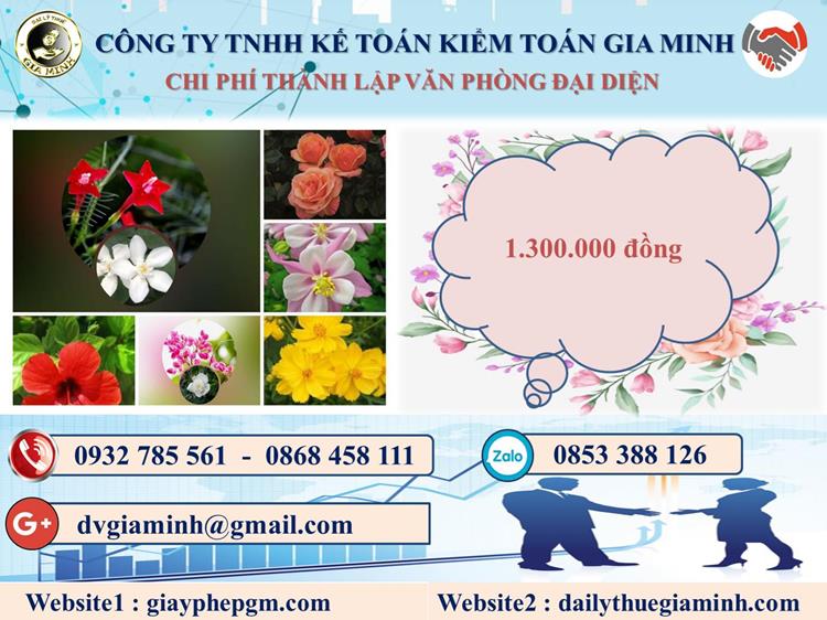 Thành lập văn phòng đại diện tại Nha Trang 5 Chi phí đăng ký văn phòng đại diện tại Nha Trang