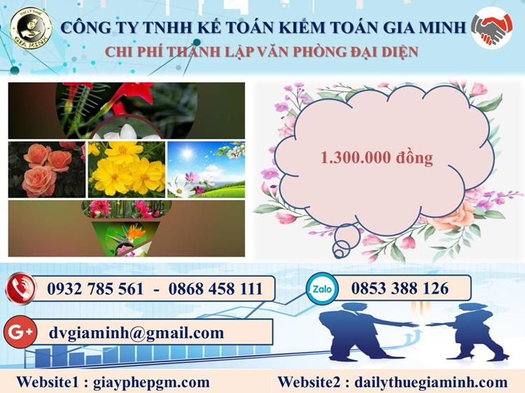 Thành lập văn phòng đại diện tại Sóc Trăng 5 Chi phí đăng ký văn phòng đại diện tại Sóc Trăng