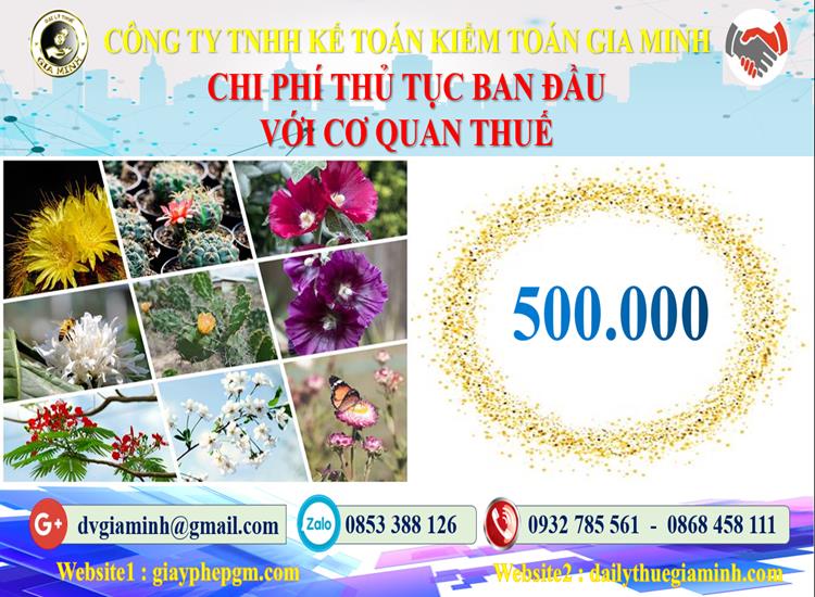 Chi phí thủ tục ban đầu với cơ quan thuế tại Huyện Mỹ Đức