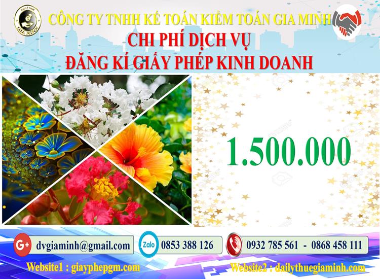 Chi phí đăng ký giấy phép kinh doanh tại Bà Rịa Vũng Tàu
