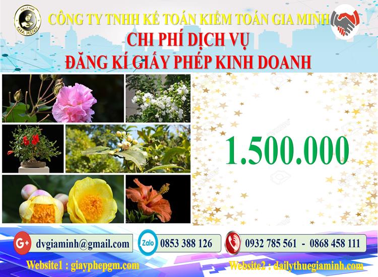 Chi phí đăng ký giấy phép kinh doanh tại Bắc Kạn
