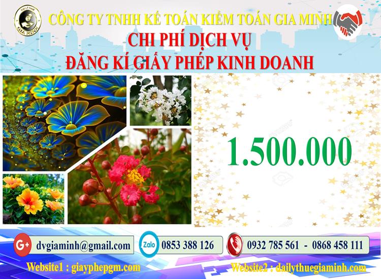 Chi phí đăng ký giấy phép kinh doanh tại Bạc Liêu