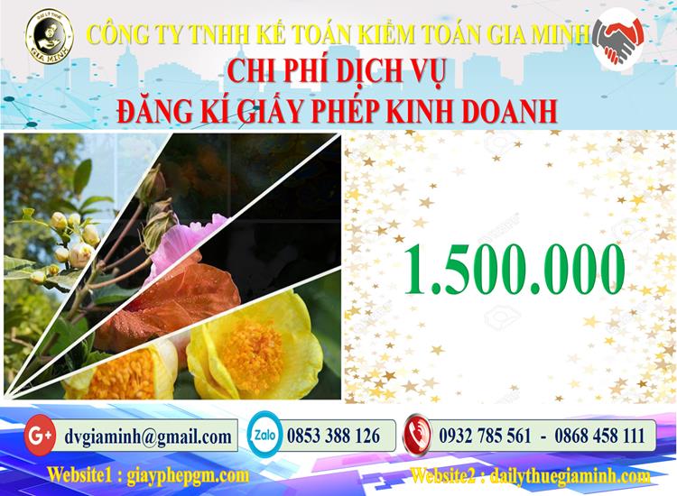 Chi phí đăng ký giấy phép kinh doanh tại Cao Bằng