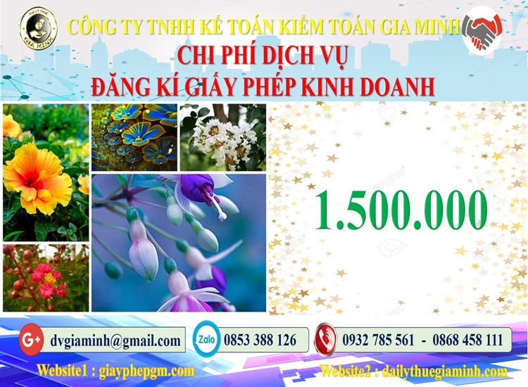 Chi phí đăng ký giấy phép kinh doanh tại Lâm Đồng