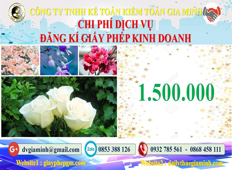Thủ tục đăng ký giấy phép kinh doanh tại Lào Cai 5 Chi phí đăng ký giấy phép kinh doanh tại Lào Cai