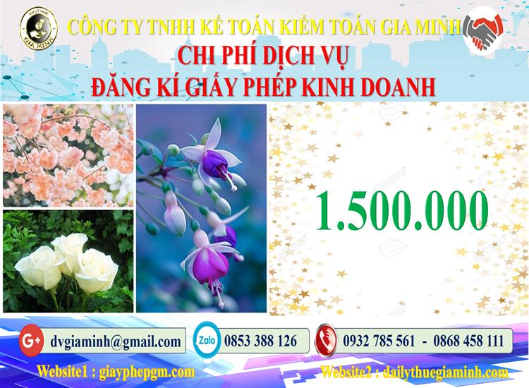 Thủ tục đăng ký giấy phép kinh doanh tại Nha Trang 5 Chi phí đăng ký giấy phép kinh doanh tại Nha Trang