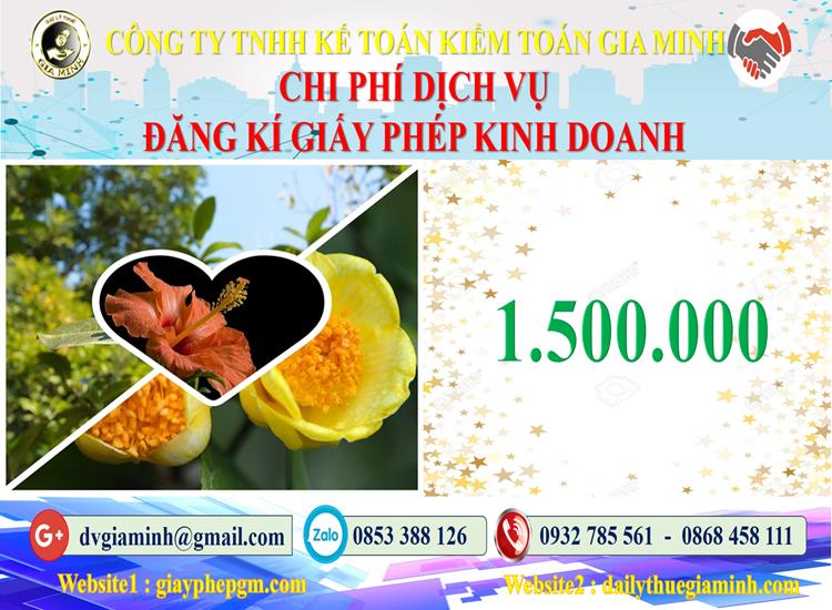 Chi phí đăng ký giấy phép kinh doanh tại Sóc Trăng