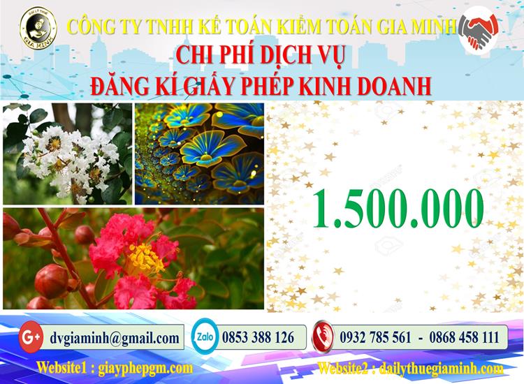 Chi phí đăng ký giấy phép kinh doanh tại Thành phố Huế
