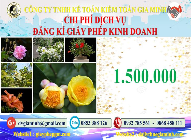 Chi phí đăng ký giấy phép kinh doanh tại Tiền Giang