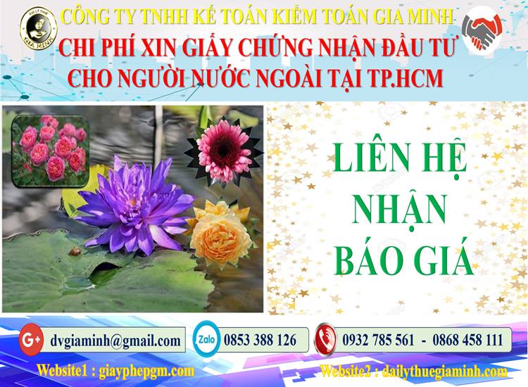 Xin giấy chứng nhận đầu tư cho người nước ngoài tại Long An 5 Giấy chứng nhận đầu tư cho người nước ngoài