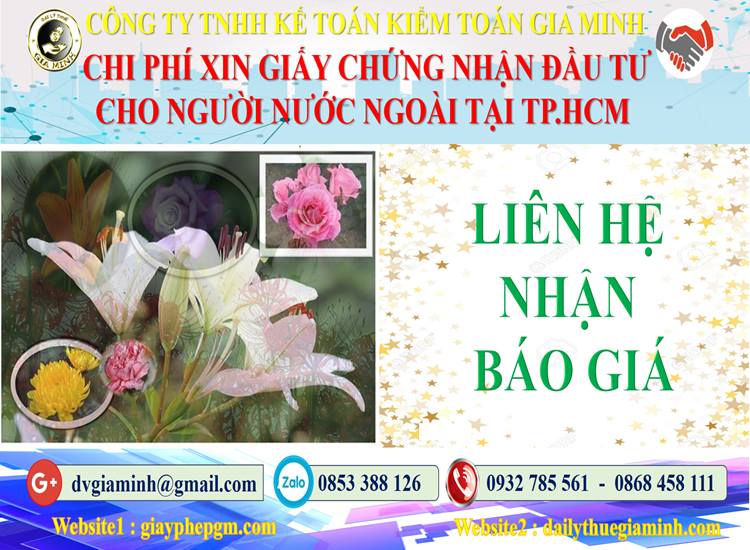 Giấy chứng nhận đầu tư cho người nước ngoài