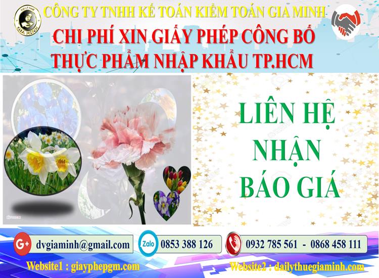 Xin giấy phép công bố thực phẩm nhập khẩu Bến Tre 5 Giấy phép công bố thực phẩm nhập khẩu