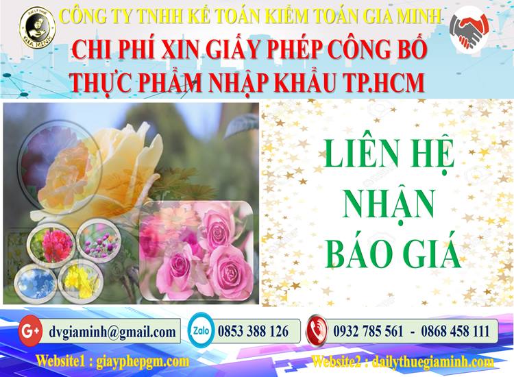 Xin giấy phép công bố thực phẩm nhập khẩu Cà Mau 5 Giấy phép công bố thực phẩm nhập khẩu