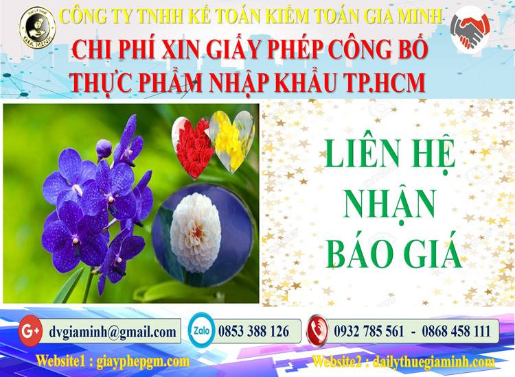 Xin giấy phép công bố thực phẩm nhập khẩu Cần Thơ 5 Giấy phép công bố thực phẩm nhập khẩu