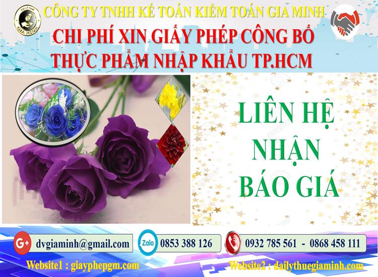 Xin giấy phép công bố thực phẩm nhập khẩu Huyện Ba Vì 5 Giấy phép công bố thực phẩm nhập khẩu