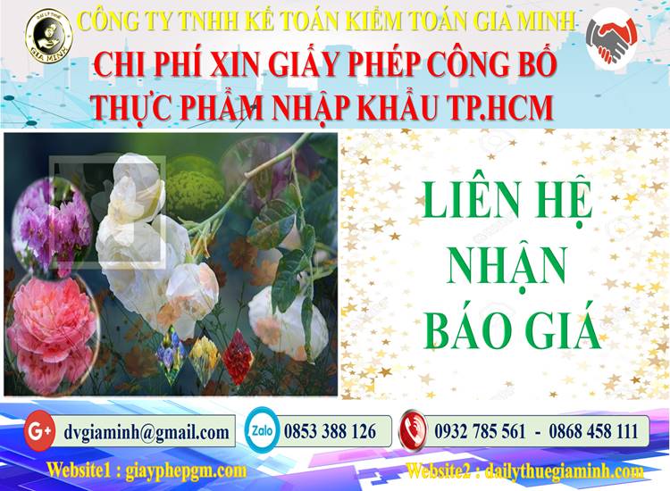 Xin giấy phép công bố thực phẩm nhập khẩu Quận Tây Hồ 5 Giấy phép công bố thực phẩm nhập khẩu