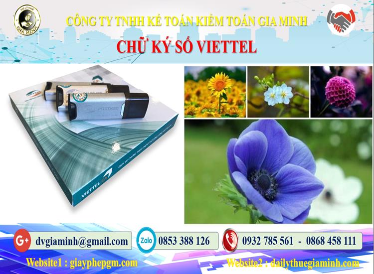 Bảng giá chữ ký số Viettel tại Bắc Giang 4 Thủ tục mua chữ ký số Viettel tại Bắc Giang