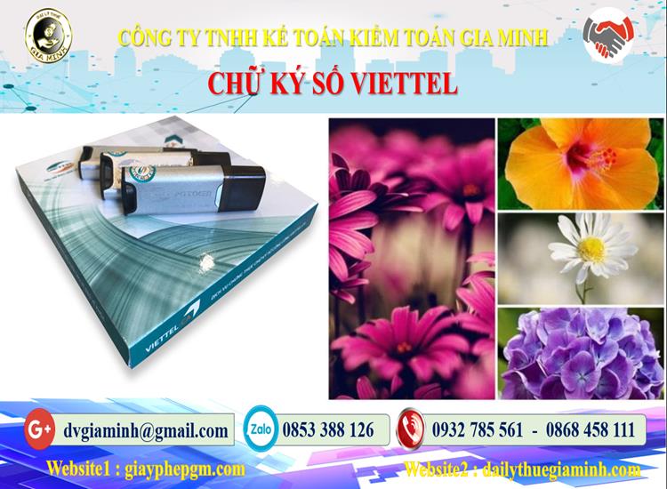 Bảng giá chữ ký số Viettel tại Huyện Cần Giờ 4 Thủ tục mua chữ ký số Viettel tại Huyện Cần Giờ