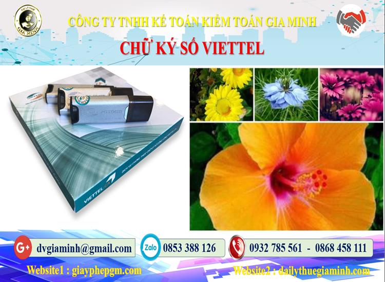 Thủ tục mua chữ ký số Viettel tại Huyện Thạch Thất