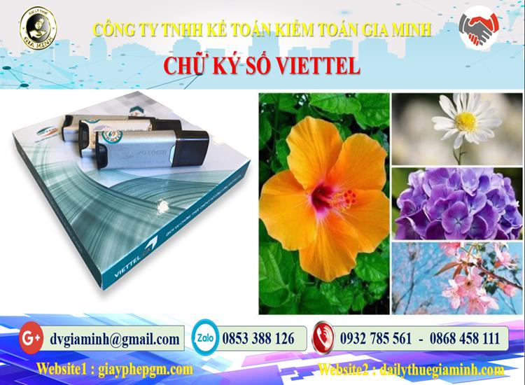 Bảng giá chữ ký số Viettel tại Quận Bình Thạnh 4 Thủ tục mua chữ ký số Viettel tại Quận Bình Thạnh