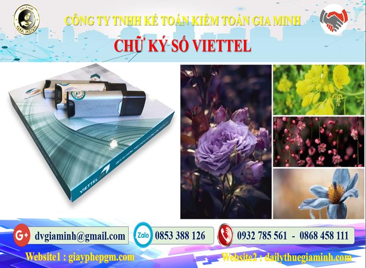 Bảng giá chữ ký số Viettel tại Quảng Nam 4 Thủ tục mua chữ ký số Viettel tại Quảng Nam