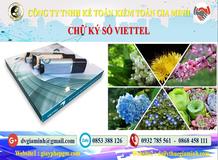 Chữ ký số Viettel giá rẻ tại Hà Giang 4 Thủ tục mua chữ ký số Viettel giá rẻ tại Hà Giang