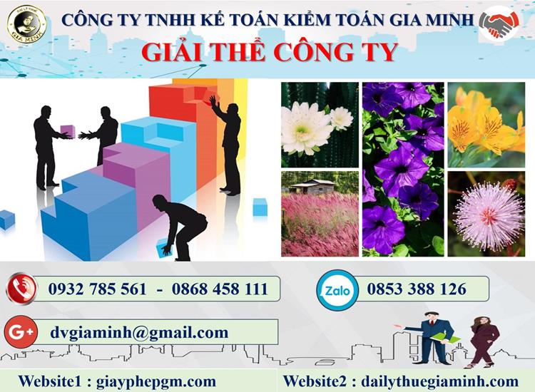 Dịch vụ giải thể công ty tại Hải Phòng trọn gói uy tín 4 Thủ tục giải thể công ty tại Hải Phòng