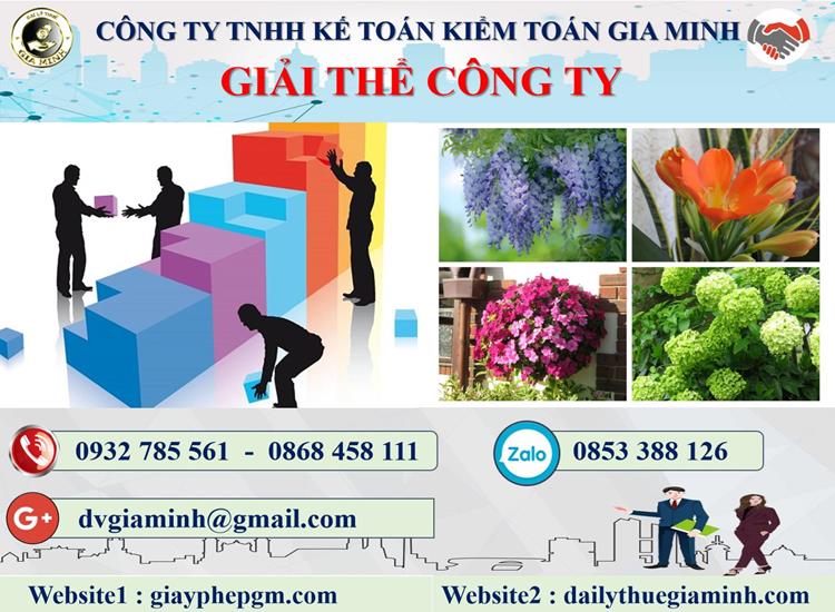 Dịch vụ giải thể công ty tại Huyện Cờ Đỏ trọn gói uy tín 4 Thủ tục giải thể công ty tại Huyện Cờ Đỏ