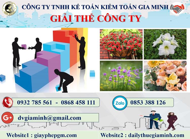 Dịch vụ giải thể công ty uy tín tại Quận Cái Răng - Nhanh chóng và chuyên nghiệp 7 Thủ tục giải thể công ty tại Quận Cái Răng