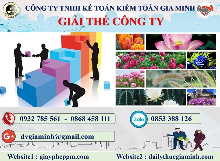 Dịch vụ giải thể công ty tại Quận Đống Đa trọn gói uy tín 4 Thủ tục giải thể công ty tại Quận Đống Đa