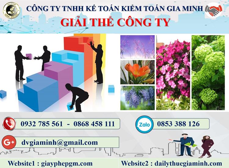 Dịch vụ giải thể công ty tại Quận Hà Đông trọn gói uy tín 4 Thủ tục giải thể công ty tại Quận Hà Đông