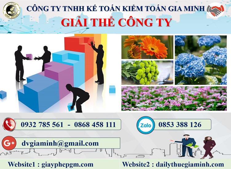 Thủ tục giải thể công ty tại Quận Hai Bà Trưng