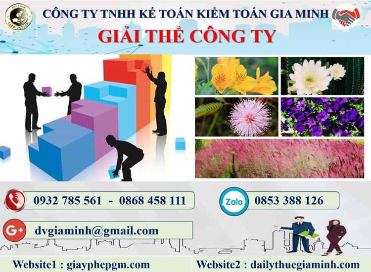 Thủ tục giải thể công ty tại Trà Vinh