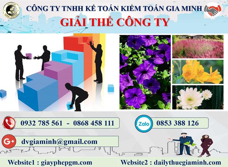 Thủ tục giải thể công ty tại Yên Bái