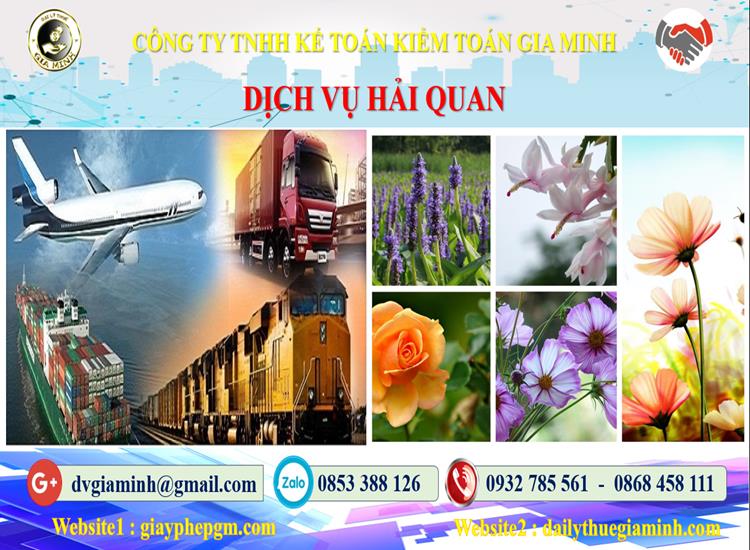 Dịch vụ hải quan uy tín Quận Nam Từ Liêm 4 Thủ tục dịch vụ hải quan Quận Nam Từ Liêm