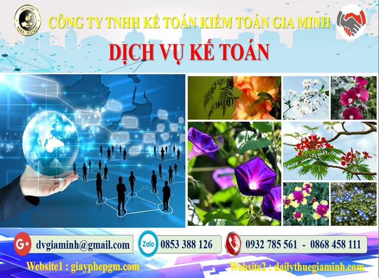 Thủ tục dịch vụ kế toán tại Huyện Đông Anh tỉnh Hà Nội