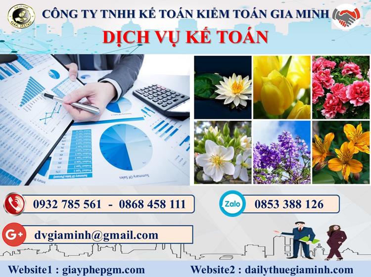 Dịch vụ kế toán tại Huyện Đông Anh 4 Thủ tục kế toán tại Huyện Đông Anh