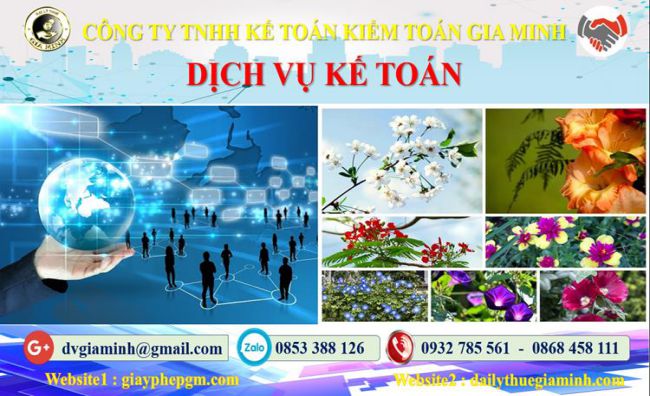 Thủ tục dịch vụ kế toán tại Huyện Sóc Sơn tỉnh Hà Nội